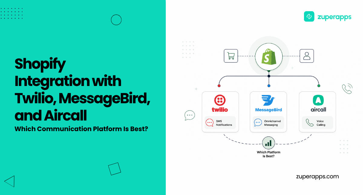 Twilio vs MessageBird vs Aircall for Shopify