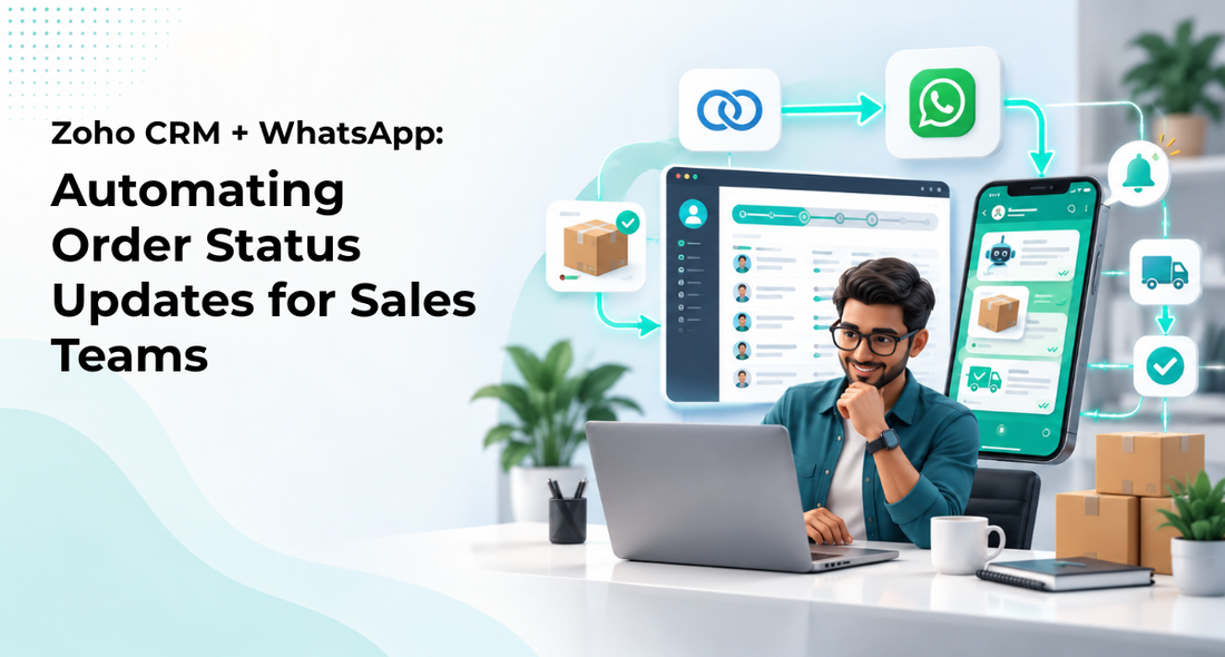Zoho CRM + WhatsApp: Automating Order Status Updates for Sales Teams