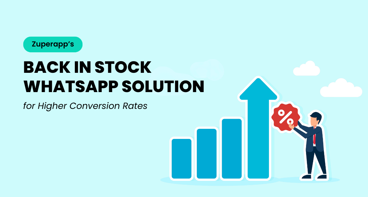 Zuper Back In Stock WhatsApp Solution to Improve Conversion Rates