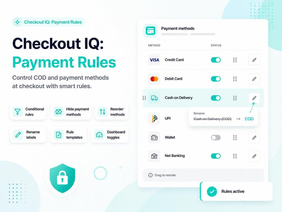 Checkout IQ: Payment Rules