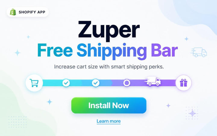 Zuper Free Shipping Bar